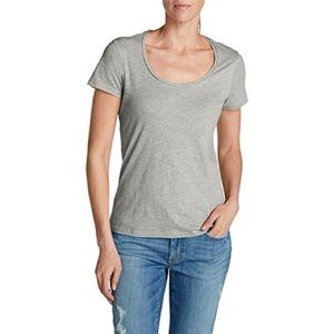 Women's Eddie Bauer Essential Slub Short-Sleeve Scoop-Neck T-Shirt